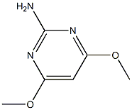 2-氨基-4,6-二甲氧嘧啶 结构式