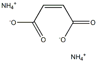 马来酸氢铵 结构式