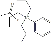 Phenyltripropylammonium acetate Structure
