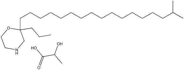 异硬脂酰胺基丙基吗啉乳酸盐, , 结构式
