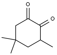 3,5,5-三甲基-1,2-环己二酮 结构式