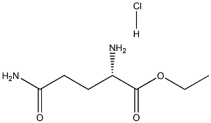 Glutamine ethyl ester hydrochloride Structure