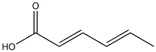 Sorbic acid, , 结构式