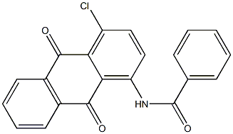 1-CHLORO-4-BENZOYLAMIBO ANTHRAQUINONE Structure