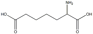 L-A-AMINOPIMELIC ACID Structure