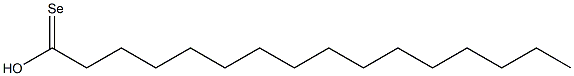 (テトラデシルセレノ)酢酸 化学構造式