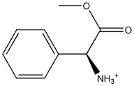 2-phenylglycinium methyl ester Structure