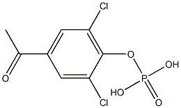 2,6-dichloro-4-acetylphenyl phosphate