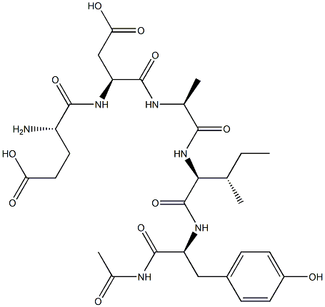 acetyl-glutamyl-aspartyl-alanyl-isoleucyl-tyrosinamide