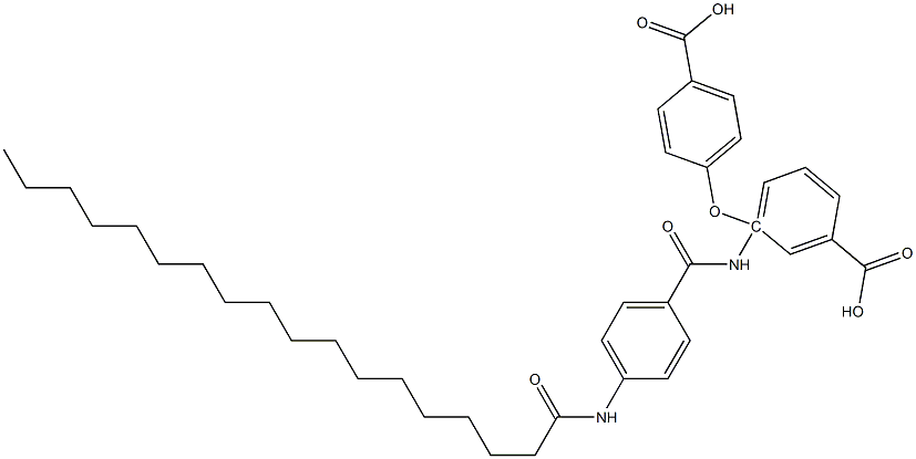 3-(4-octadecanoylaminobenzoylamino)-3',4-oxydibenzoic acid