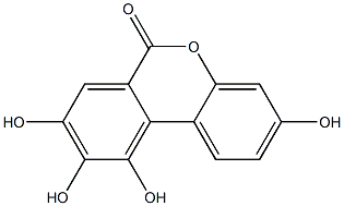 3,8,9,10-TETRAHYDROXYDIBENZO(B,D)PYRAN-6-ONE
