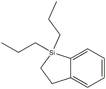 9,9-dipropyl-9-silabicyclo[4.3.0]nona-1,3,5-triene Structure