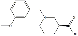 (3S)-1-(3-methoxybenzyl)piperidine-3-carboxylic acid