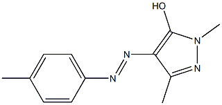 1,3-dimethyl-4-[2-(4-methylphenyl)diaz-1-enyl]-1H-pyrazol-5-ol