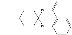 4-tert-butyl-1'H-spiro[cyclohexane-1,2'-quinazolin]-4'(3'H)-one 结构式