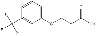 3-{[3-(trifluoromethyl)phenyl]thio}propanoic acid
