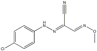 2-[(Z)-2-(4-chlorophenyl)hydrazono]-3-(methoxyimino)propanenitrile