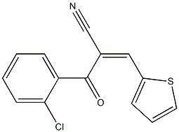 2-(2-chlorobenzoyl)-3-(2-thienyl)acrylonitrile