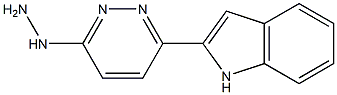2-(6-hydrazino-3-pyridazinyl)-1H-indole Structure