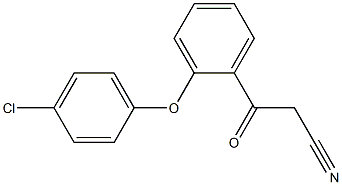 3-[2-(4-chlorophenoxy)phenyl]-3-oxopropanenitrile