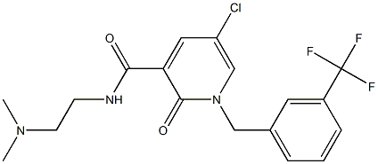 5-chloro-N-[2-(dimethylamino)ethyl]-2-oxo-1-[3-(trifluoromethyl)benzyl]-1,2-dihydro-3-pyridinecarboxamide