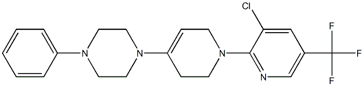 1-{1-[3-chloro-5-(trifluoromethyl)-2-pyridinyl]-1,2,3,6-tetrahydro-4-pyridinyl}-4-phenylpiperazine