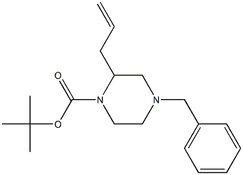 tert-butyl 2-allyl-4-benzylpiperazine-1-carboxylate