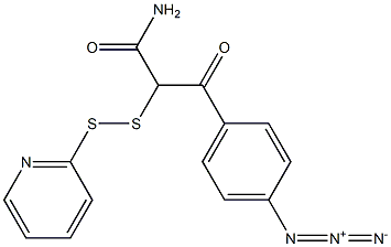 p-Azidobenzoyl-[2-(2-pyridyldithio)ethyl amide] Structure