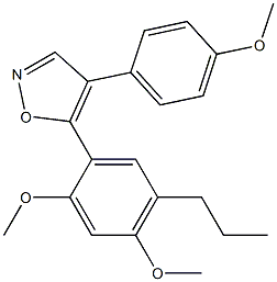 5-(2,4-dimethoxy-5-propylphenyl)-4-(4-methoxyphenyl)isoxazole