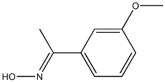 (1E)-1-(3-methoxyphenyl)ethanone oxime