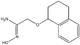 (1Z)-N'-hydroxy-2-(1,2,3,4-tetrahydronaphthalen-1-yloxy)ethanimidamide