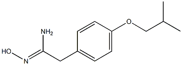 (1Z)-N'-hydroxy-2-(4-isobutoxyphenyl)ethanimidamide