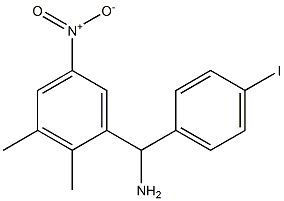 (2,3-dimethyl-5-nitrophenyl)(4-iodophenyl)methanamine