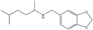 (2H-1,3-benzodioxol-5-ylmethyl)(5-methylhexan-2-yl)amine