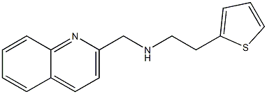 (quinolin-2-ylmethyl)[2-(thiophen-2-yl)ethyl]amine Struktur