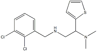 [(2,3-dichlorophenyl)methyl][2-(dimethylamino)-2-(thiophen-2-yl)ethyl]amine