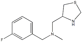 [(3-fluorophenyl)methyl](methyl)(1,3-thiazolidin-4-ylmethyl)amine