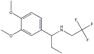 [1-(3,4-dimethoxyphenyl)propyl](2,2,2-trifluoroethyl)amine