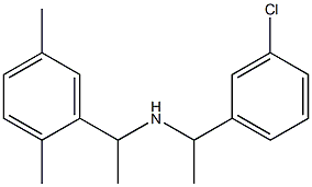 [1-(3-chlorophenyl)ethyl][1-(2,5-dimethylphenyl)ethyl]amine