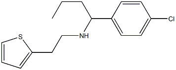 [1-(4-chlorophenyl)butyl][2-(thiophen-2-yl)ethyl]amine