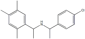 [1-(4-chlorophenyl)ethyl][1-(2,4,5-trimethylphenyl)ethyl]amine