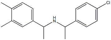 [1-(4-chlorophenyl)ethyl][1-(3,4-dimethylphenyl)ethyl]amine