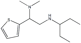[2-(dimethylamino)-2-(thiophen-2-yl)ethyl](pentan-3-yl)amine