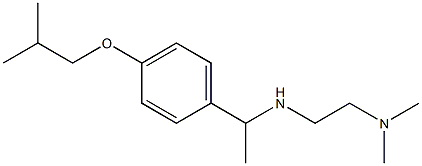 [2-(dimethylamino)ethyl]({1-[4-(2-methylpropoxy)phenyl]ethyl})amine