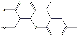 [2-chloro-6-(2-methoxy-4-methylphenoxy)phenyl]methanol