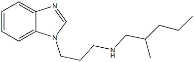 [3-(1H-1,3-benzodiazol-1-yl)propyl](2-methylpentyl)amine Structure