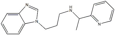 [3-(1H-1,3-benzodiazol-1-yl)propyl][1-(pyridin-2-yl)ethyl]amine|