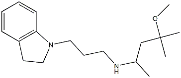 [3-(2,3-dihydro-1H-indol-1-yl)propyl](4-methoxy-4-methylpentan-2-yl)amine