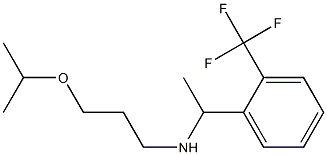 [3-(propan-2-yloxy)propyl]({1-[2-(trifluoromethyl)phenyl]ethyl})amine