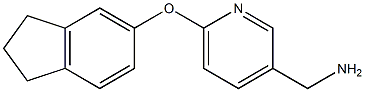 [6-(2,3-dihydro-1H-inden-5-yloxy)pyridin-3-yl]methanamine